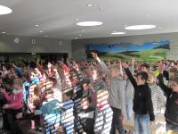 alle Kinder singen den Burgwiesenrock