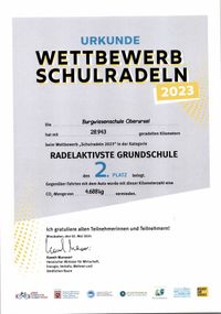 Urkunde_Radelaktivste_Grundschule_2.Platz